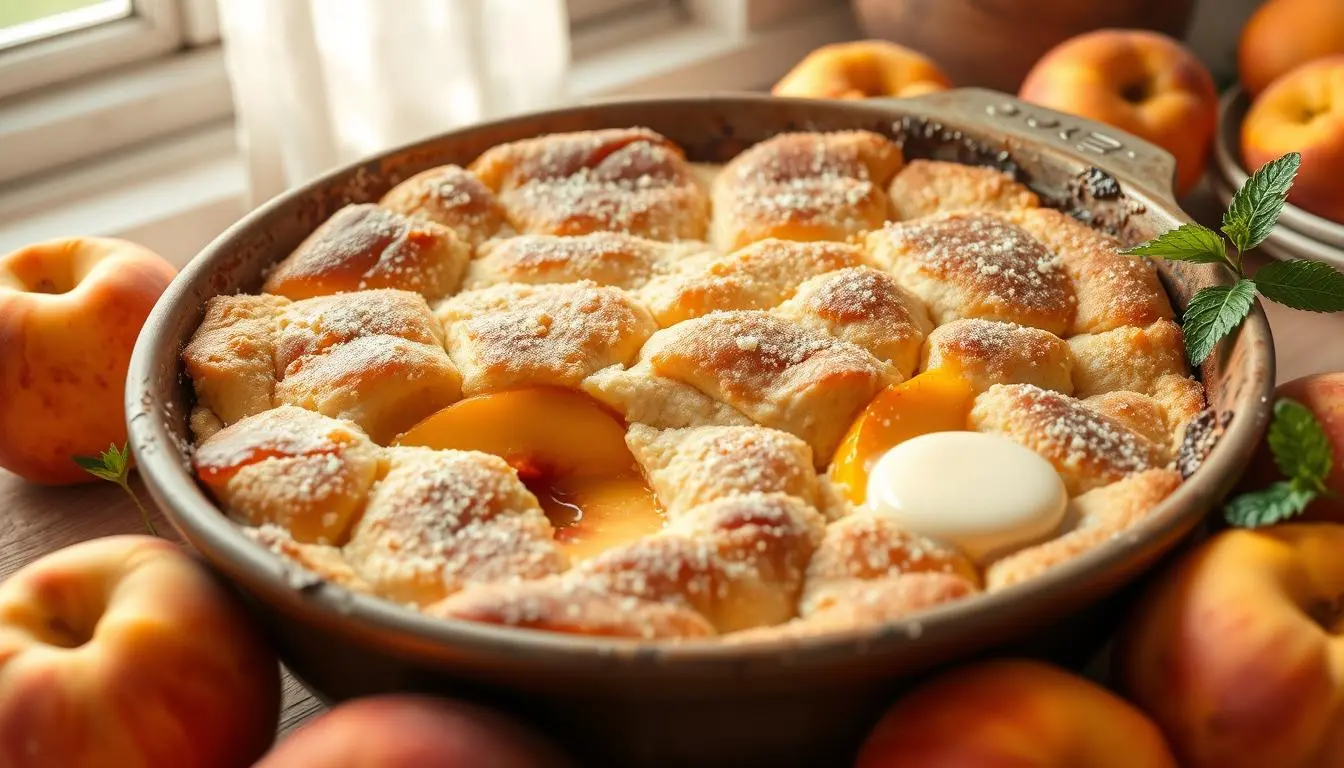 Peach Cobbler Recipe with Cake Mix