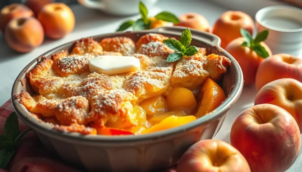 Peach Cobbler Recipe with Cake Mix