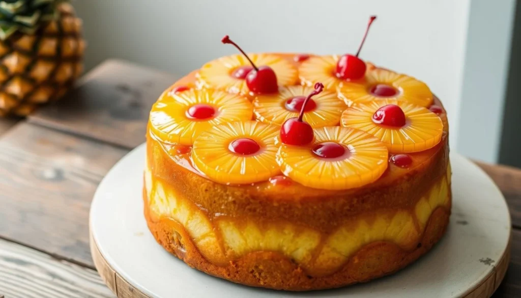 Pineapple Upside Down Cake Recipe with Cake Mix