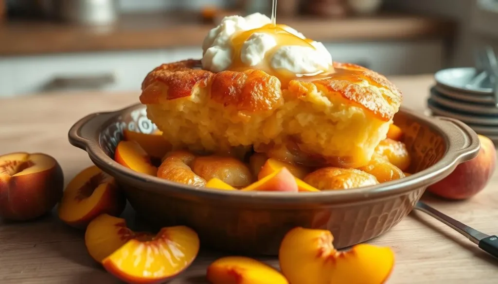 Peach Cobbler Recipe with Cake Mix